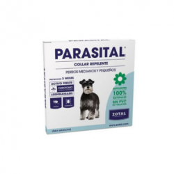 Parasital collar repelente antiparasitario. Perros