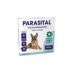 Parasital collar repelente antiparasitario. Perros