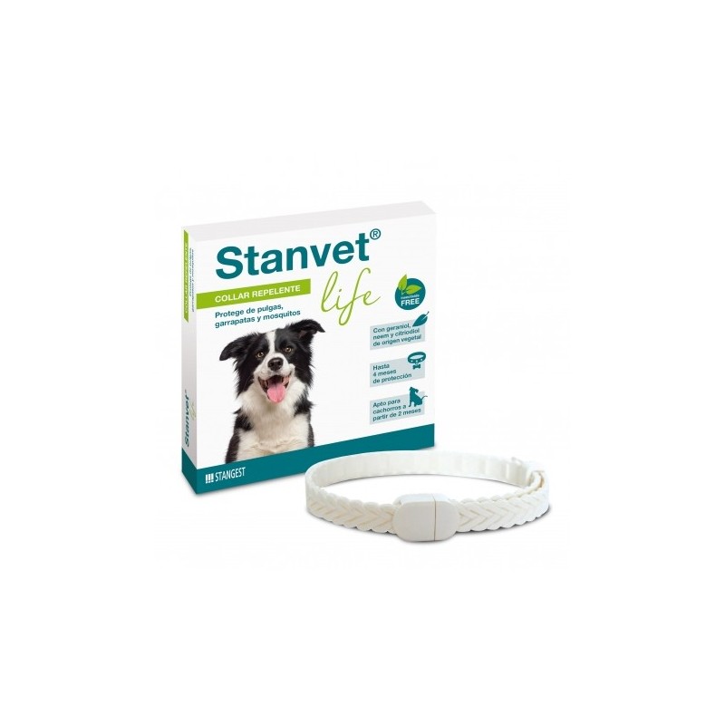 Collar Stanvet Life repelente natural para perros