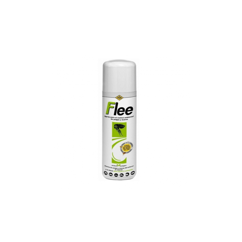 Flee spray 400 mls. Antiparasitario ambiental pulgas y ácaros.