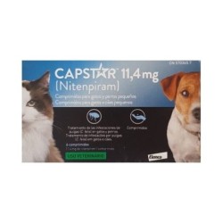 Elanco Capstar 1-11 Kg para Perros Pequeños y Gatos