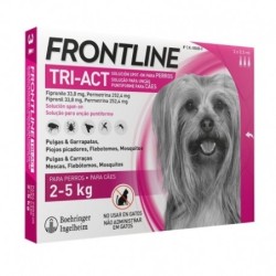 Pack Súper Protección: Frontpro Comprimidos Masticables 2-4kg + Frontline Tri-Act 3 pipetas (2-5kg) para perros mini