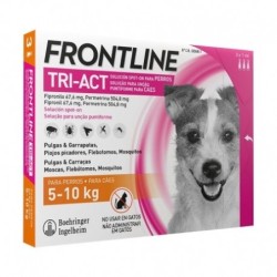 Pack Súper Protección: Frontpro Comprimidos Masticables 4-10kg + Frontline Tri-Act 3 pipetas (5-10kg) para perros pequeños