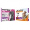 Foto 1 de Pack Súper Protección: Frontpro Comprimidos Masticables 25-50kg + Frontline Tri-Act 3 pipetas (20-40kg) para perros grandes