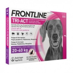 Pack Súper Protección: Frontpro Comprimidos Masticables 25-50kg + Frontline Tri-Act 3 pipetas (20-40kg) para perros grandes