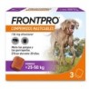 Foto 3 de Pack Súper Protección: Frontpro Comprimidos Masticables 25-50kg + Frontline Tri-Act 3 pipetas (20-40kg) para perros grandes