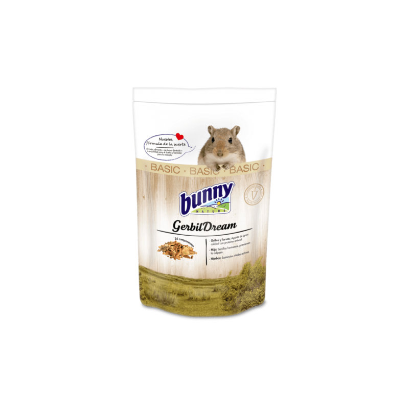 Bunny Pienso Sueño Básico 400 g Para Gerbo