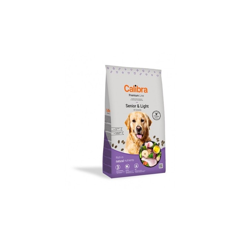 Calibra dog premium line senior light comida para perros