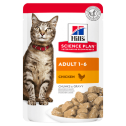 Hills Adult Bolsita pollo. Science Plan para gatos