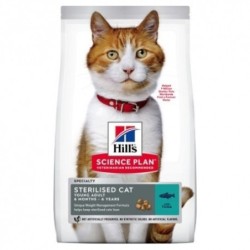 Hills Young Adult Sterilized Cat Atún Science Plan pienso gatos