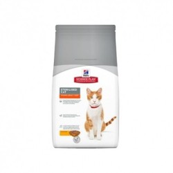 Hills Young Adult Sterilized Cat Pollo Science Plan pienso gatos