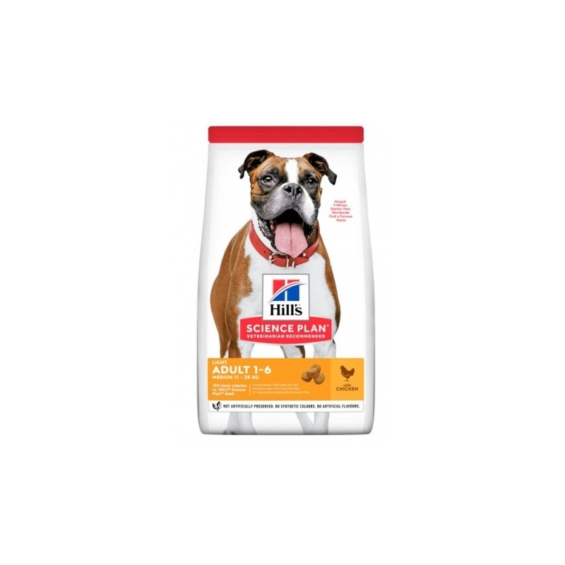 Science Plan™ Canine Adult Light Medium Pollo