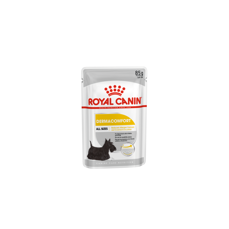 Royal Canin dermacomfort pouch. Comida húmeda para perro