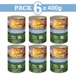 Comida húmeda Arquivet Wet DOG FOOD 400g SENIOR & LIGHT Pollo