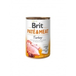 Brit pate meat pavo comida húmeda perro