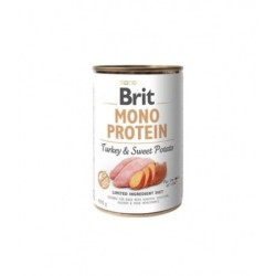 Brit mono protein pavo y con patata comida húmeda perro