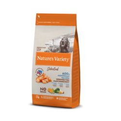 Nature's Variety Pienso para perros Selected Medium/Maxi Salmón noruego