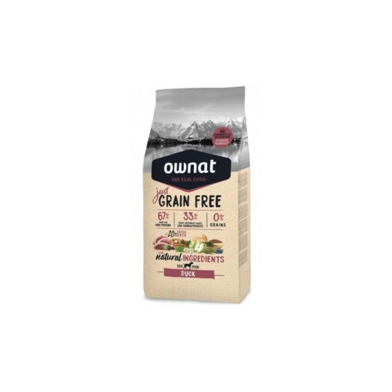 Ownat Just Grain Free PATO pienso para perros adultos