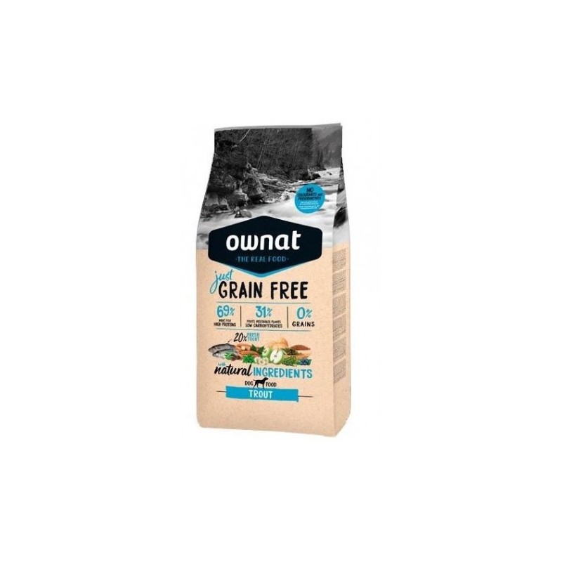 Ownat Just Grain Free TRUCHA pienso para perros adultos