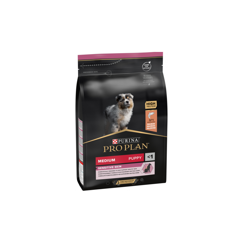 ​PURINA PRO PLAN Puppy Medium SENSITIVE SKIN Salmón