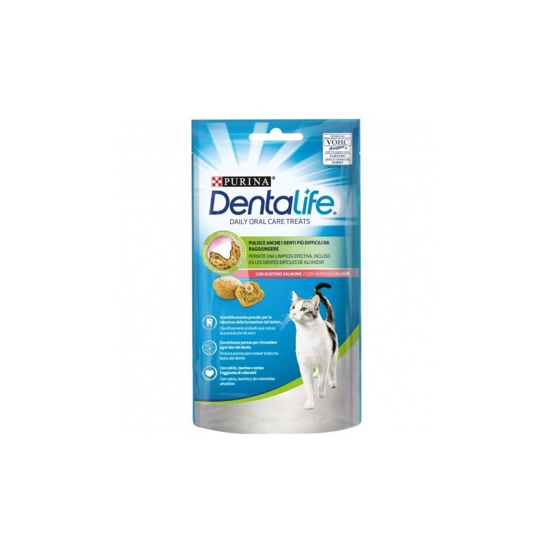 Pack Dentalife de snacks dentales para gatos de salmón