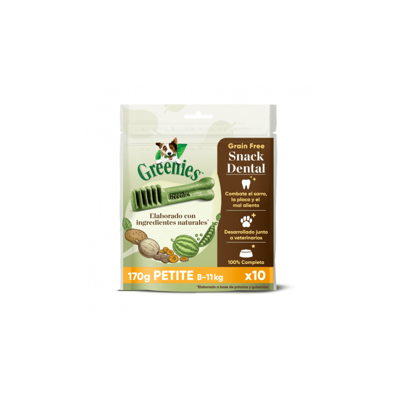 Greenies Grain Free Petite Snack Dental Para Perros 170 g