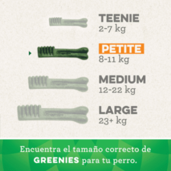 Greenies Grain Free Petite Snack Dental Para Perros 170 g