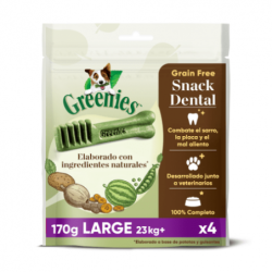 Greenies Grain Free Large Snack Dental Para Perros 170 g