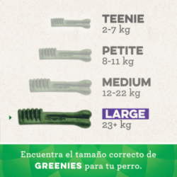 Greenies Grain Free Large Snack Dental Para Perros 170 g