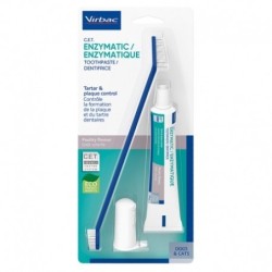 Virbac Kit Cepillo + Dentifrico Enzimatico C.E.T. 70Gr