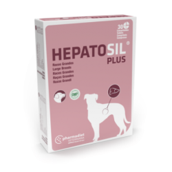 Hepatosil Plus Suplemento Hepatico en Perros de Razas Grandes 30 cpd