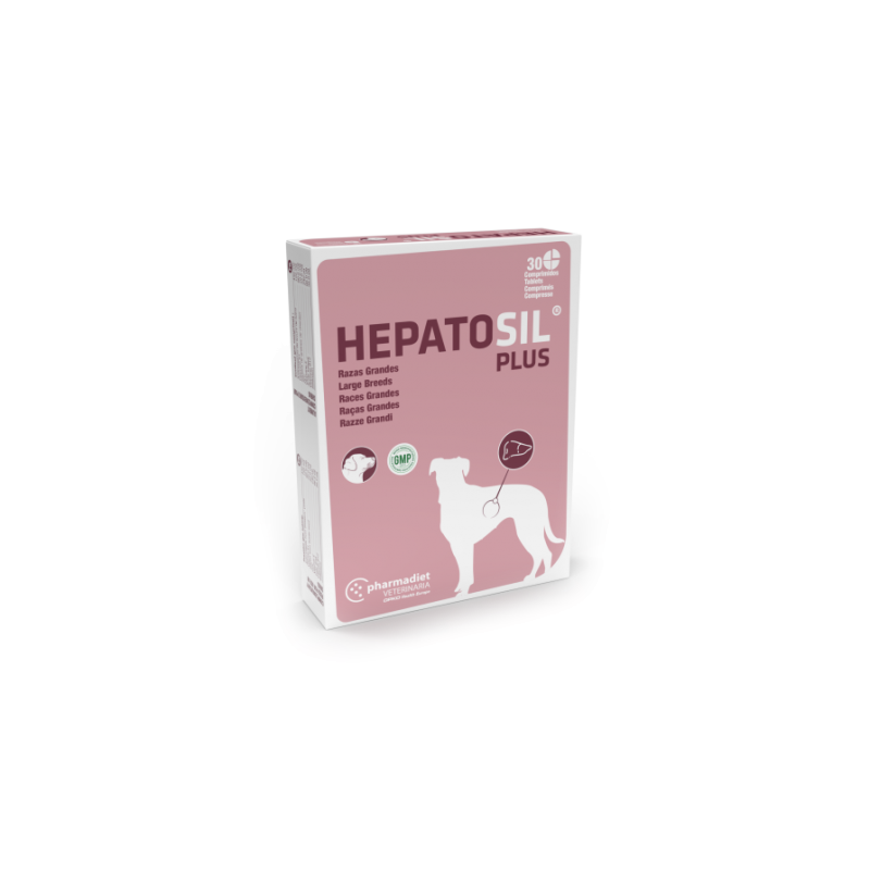 Hepatosil Plus Suplemento Hepatico en Perros de Razas Grandes 30 cpd