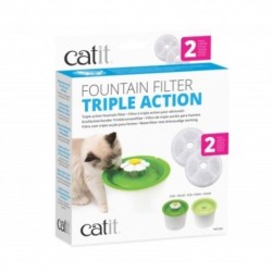 Catit Filtro de Triple Acción para Fuentes gatos