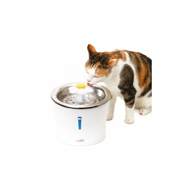 Catit Flower Fountain Acero Inoxidable gatos