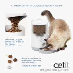 Comedero Inteligente Pixi 1,2 Kg Catit Para Gato