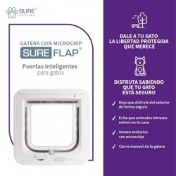 Gatera SureFlap® Microchip Puerta Para Gatos