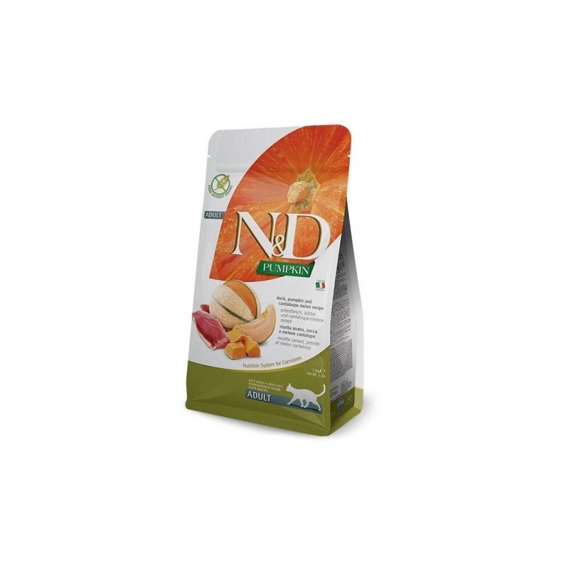 Farmina ND Cat Pumpkin Grain free Pato pienso para gatos