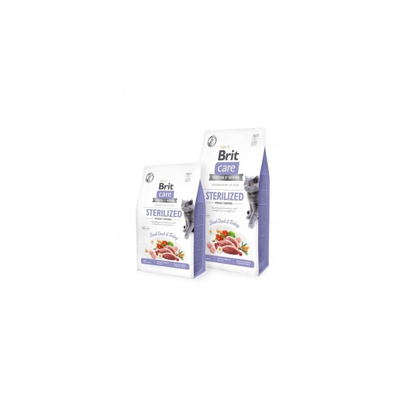 Brit care cat sterilized weight control comida para gatos