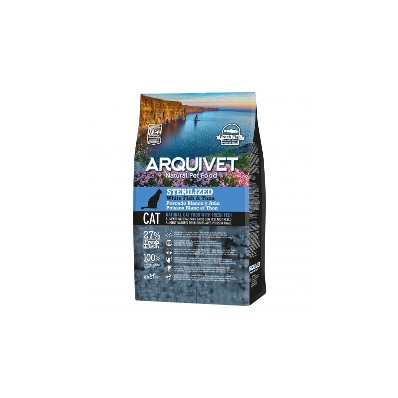 Arquivet Cat Sterilized White Fish & Tuna Pienso para gatos