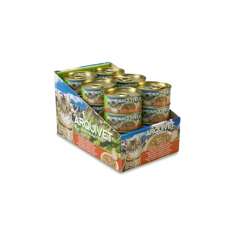 Arquivet latas Atún Blanco en salsa con Gambas 80gr.