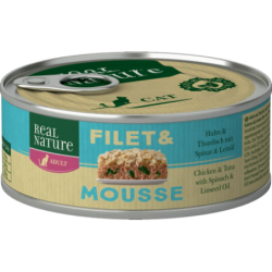 Real Nature Classic Para Gatos Latitas Pollo Atún Mousse