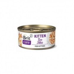 Brit care cat kitten filetes de atun comida húmeda gato