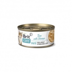 Brit care cat sterilized pate atun con gambas comida húmeda gato