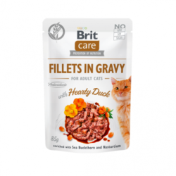 Brit care cat filetes en salsa con pollo comida húmeda gato