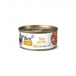 Brit care cat pate pavo con jamon comida húmeda gato