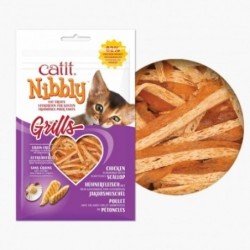 Catit Snacks Nibbly Grills Pollo & Vieira gatos