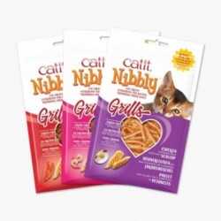 Catit Snacks Nibbly Grills Pollo & Vieira gatos