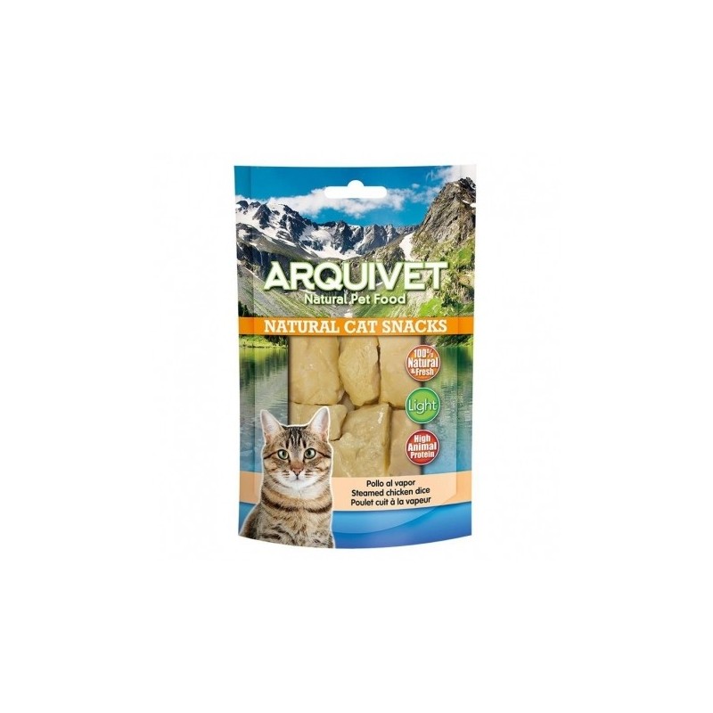 Golosinas para gatos Snack gato - Pollo al vapor 50g