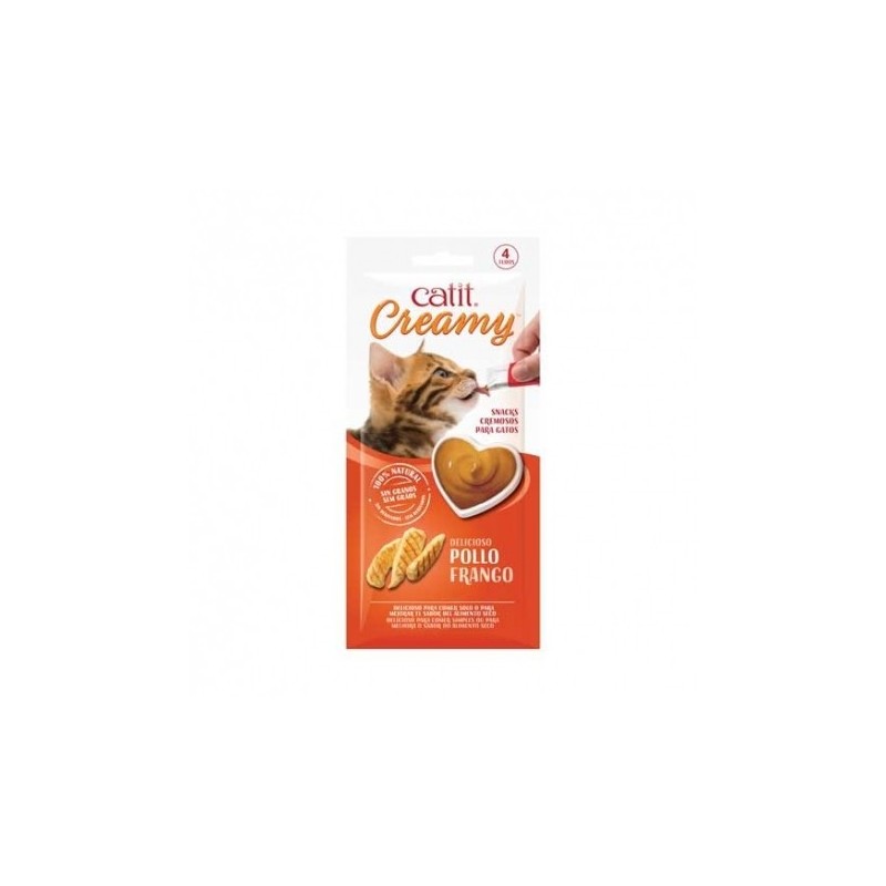 Catit Snack Creamy Pollo gatos