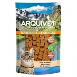 Golosinas para gatos Snack gato - Dados de salmon 50g